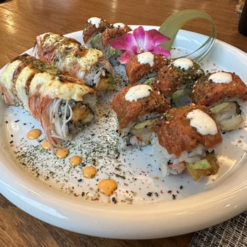 Cafe Ile - Cafe Ile Roll and Spicy tuna shrimp tempura roll - Sushi Bars Near Me - McLean, Virginia Cafe Ile - Cafe Ile Roll and Spicy tuna shrimp tempura roll - Sushi Bars Near Me - McLean, Virginia