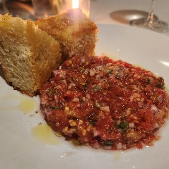 Back River Bistro - Tomato Tartare - Seafood Near Me - Wiscasset, Maine Back River Bistro - Tomato Tartare - Seafood Near Me - Wiscasset, Maine