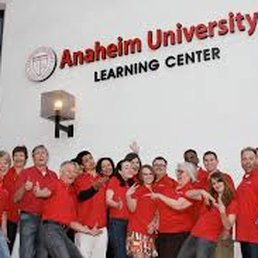 Exterior outside entrance of Anaheim University - Anaheim, California Exterior outside entrance of Anaheim University - Anaheim, California