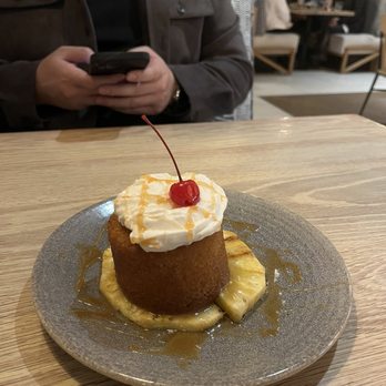 Pacific Catch - Pineapple "Right Side Up" Cake -wayy too sweet :( would pass on this one - Seafood Near Me - Tustin, California