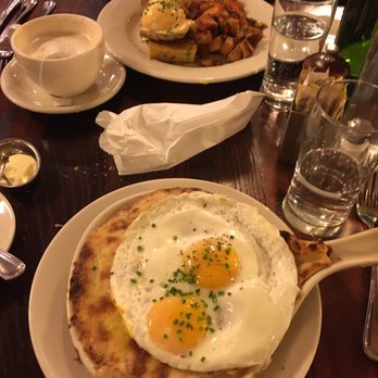 The Smith - Pot pie and my friend got egg Benedict. Both are huge sizes and delicious - New American Near Me - New York, New York