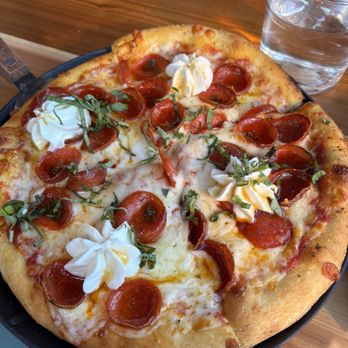 Happy Camper - Small Original Crust Pepperoni and Ricotta ($17) - Pizza Near Me - Las Vegas, Nevada Happy Camper - Small Original Crust Pepperoni and Ricotta ($17) - Pizza Near Me - Las Vegas, Nevada