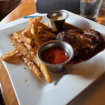 636 Main Ave - 5oz kids menu steak and truffle fries. Delicious! - New American Near Me - Durango, Colorado