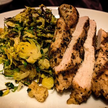 Red House - Warm Brussel Sprout Caesar with Chicken - New American Near Me - Deep River, Connecticut Red House - Warm Brussel Sprout Caesar with Chicken - New American Near Me - Deep River, Connecticut