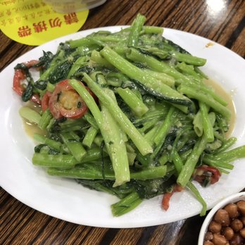 廟街辣蟹 - Morning glory with fermented tofu - Seafood Near Me - Hong Kong, HK