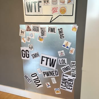 GTFO Escape Entertainment - Fun magnetic caption boards for creating a great group photo at the end of the escape room experience. - Escape Games Near Me - Edmonton, Alberta