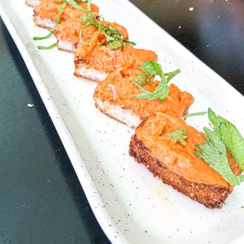 Bamboo Sushi - Spicy Salmon Crispy Rice - Sushi Bars Near Me - San Ramon, California Bamboo Sushi - Spicy Salmon Crispy Rice - Sushi Bars Near Me - San Ramon, California