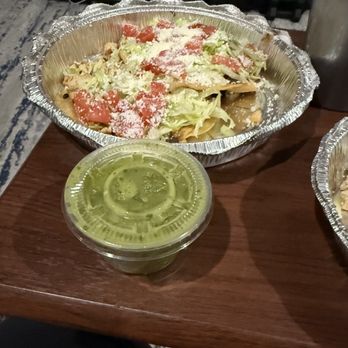 Plaza Garibaldi Mexican Restaurant - Tostadas with Chicken and their perfect spicy green sauce - Mexican Near Me - Yonkers, New York Plaza Garibaldi Mexican Restaurant - Tostadas with Chicken and their perfect spicy green sauce - Mexican Near Me - Yonkers, New York