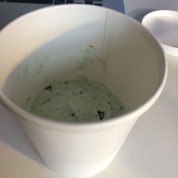 Insomnia Cookies - This is what my four scoops of ice cream looked like packed into the container like it should be... not even 1/4 of the way full. - Desserts Near Me - Blacksburg, Virginia Insomnia Cookies - This is what my four scoops of ice cream looked like packed into the container like it should be... not even 1/4 of the way full. - Desserts Near Me - Blacksburg, Virginia
