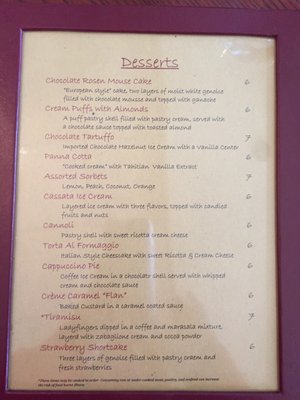 Menu photo 2 Pulcinella Restaurant Mclean, VA Menu photo 2 Pulcinella Restaurant Mclean, VA