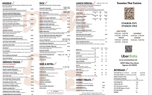 Menu photo 6 Sweetee Thai Cuisine Cypress, CA Menu photo 6 Sweetee Thai Cuisine Cypress, CA