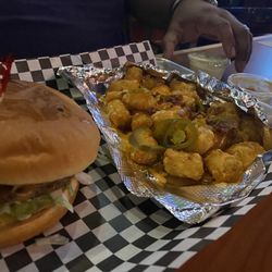 Maacs Grill - Cheddar Burger Loaded Tater Tots