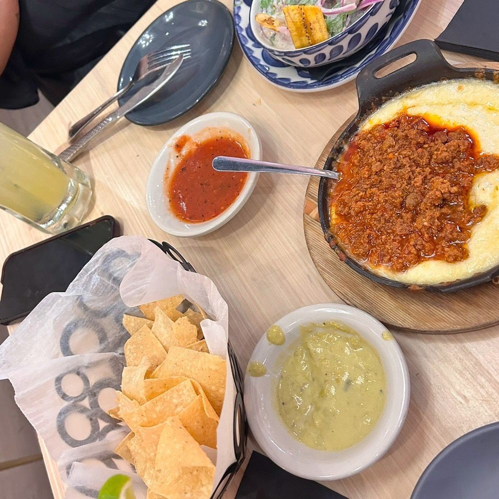Ambriza - Ceviche, chorizo queso, hibiscus margarita - Mexican Near Me - Katy, Texas
