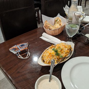 Nirvana Indian Restaurant - Lamb Biryani, garlic butter naan. DELICIOUSNESS! - Indian Near Me - Myrtle Beach, South Carolina Nirvana Indian Restaurant - Lamb Biryani, garlic butter naan. DELICIOUSNESS! - Indian Near Me - Myrtle Beach, South Carolina