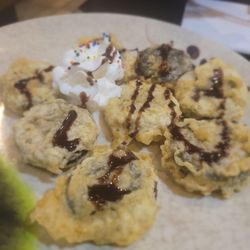 Shiki Hibachi And Sushi - Fried Oreos. They were so yummy.