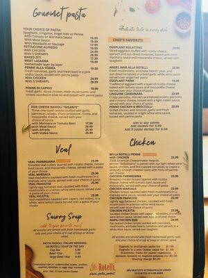 Menu photo 4 Rotelli Tamarac, FL