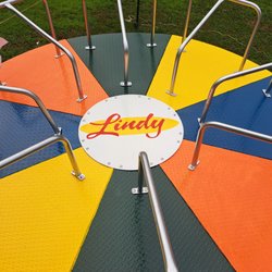 Lindy Motel - Old school merry go round.