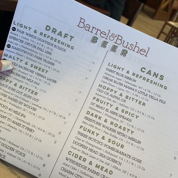 Barrel & Bushel - Beer Menu - Bars Near Me - Tysons Corner, Virginia