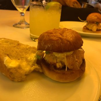 Ocean Prime - Crabcake slider and a cocktail - Cocktail Bars Near Me - Philadelphia, Pennsylvania Ocean Prime - Crabcake slider and a cocktail - Cocktail Bars Near Me - Philadelphia, Pennsylvania