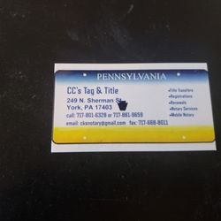 Cc's Tag & Title Notary Services
