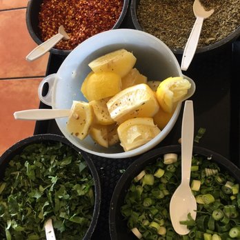 Super Burrito - Condiments presentation - Mexican Near Me - Whittier, California