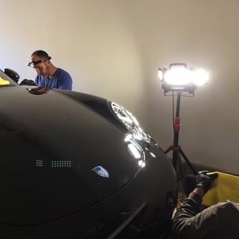 Lux Paint Protection - Knick a knock and luis busy burning the clear coat off my new toy. - Auto Detailing Near Me - Costa Mesa, California