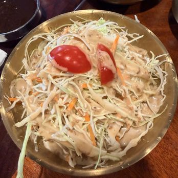 Olchi - Salad that came with the Donkatsu - Korean Near Me - El Sobrante, California Olchi - Salad that came with the Donkatsu - Korean Near Me - El Sobrante, California