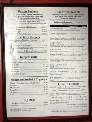 Menu photo 4 Little J's Pittsburg, CA