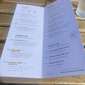 East Borough - Menu - Vietnamese Near Me - Costa Mesa, California