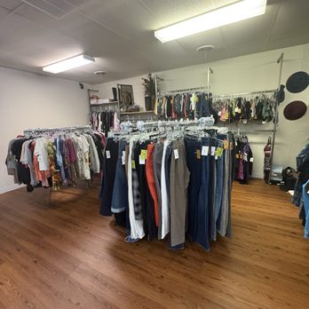 Sundance Thrift - Adults clothing section - Thrift Stores Near Me - Denton, Texas Sundance Thrift - Adults clothing section - Thrift Stores Near Me - Denton, Texas