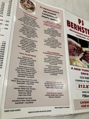 Menu photo 8 PJ Bernstein New York, NY