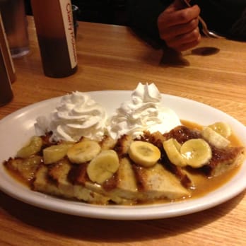 Redsmoke Barbeque - Banana foster bread pudding.  So so. A little on the mushy side to me. - Bars Near Me - Detroit, Michigan