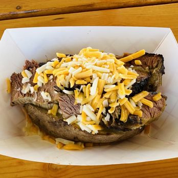 The Spare Rib BBQ - Baked potato with brisket was OK - Barbeque Near Me - Farmington, New Mexico The Spare Rib BBQ - Baked potato with brisket was OK - Barbeque Near Me - Farmington, New Mexico