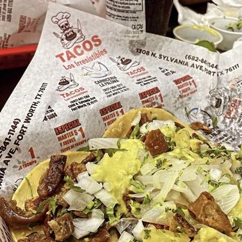 Tacos Los Irresistibles - Tripas dorado y al pastor tacos - Tacos Near Me - Fort Worth, Texas Tacos Los Irresistibles - Tripas dorado y al pastor tacos - Tacos Near Me - Fort Worth, Texas