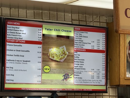 Menu photo 4 Tops Burgers Pasadena, CA
