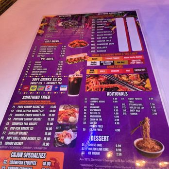 Mr. Crabby’s - Menu - Seafood Near Me - San Antonio, Texas