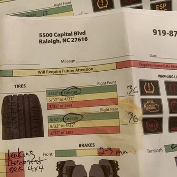 Leith Chrysler Jeep - This is 12/7 when my brakes were in the red zone LOL - Car Dealers Near Me - Raleigh, North Carolina Leith Chrysler Jeep - This is 12/7 when my brakes were in the red zone LOL - Car Dealers Near Me - Raleigh, North Carolina
