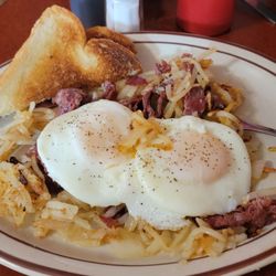 Jo Mama's Cafe - Homemade Corned Beef Hash. Delicious!