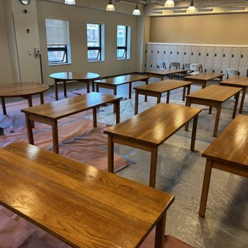 Handyman For Help - finishing 20 Cafeteria Tables - Handyman Near Me Handyman For Help - finishing 20 Cafeteria Tables - Handyman Near Me
