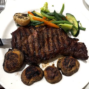 Giorgio's - Ribeye steak  with mushrooms - Italian Near Me - Rolling Hills Estates, California
