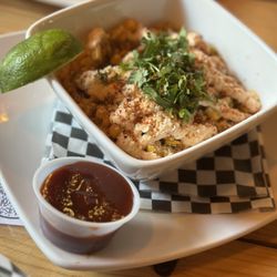 Hop N Cork - Esquites (street corn) off the Seasonal Menu