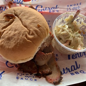 Central BBQ - Beef Brisket sandwich - Barbeque Near Me - Memphis, Tennessee