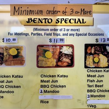 Sam's Delicatessen - Bento Specials (Why minimum of ?) - Korean Near Me - Honolulu, Hawaii Sam's Delicatessen - Bento Specials (Why minimum of ?) - Korean Near Me - Honolulu, Hawaii