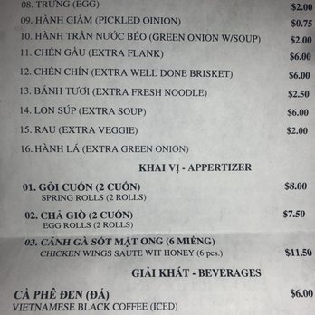 Pho Thin Hanoi - Menu(2) - Vietnamese Near Me - San Leandro, California Pho Thin Hanoi - Menu(2) - Vietnamese Near Me - San Leandro, California