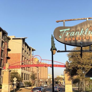 Franklin Barbecue - Sunrising slowly so I thought it made for a good photo op - Barbeque Near Me - Austin, Texas