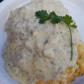 Boulder Coffee Cafe - Delicious biscuits and gravy. Not your traditional biscuit, but very good! - Coffee & Tea Near Me - Pagosa Springs, Colorado