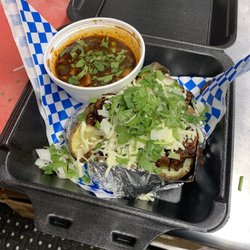 Jek's Pit Stop - Birria Loaded Baked Potato