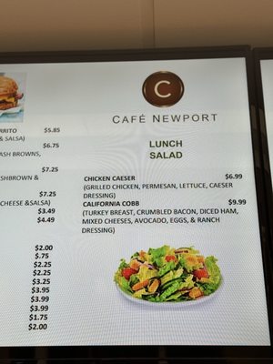 Menu photo 2 Cafe Newport Irvine, CA