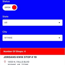 Jordan’s Kwik Stop #19 - Owners' information about their gas station