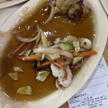 Paik's Noodle - Tang Su Yuk- sorry mostly eaten - Noodles Near Me - Houston, Texas Paik's Noodle - Tang Su Yuk- sorry mostly eaten - Noodles Near Me - Houston, Texas